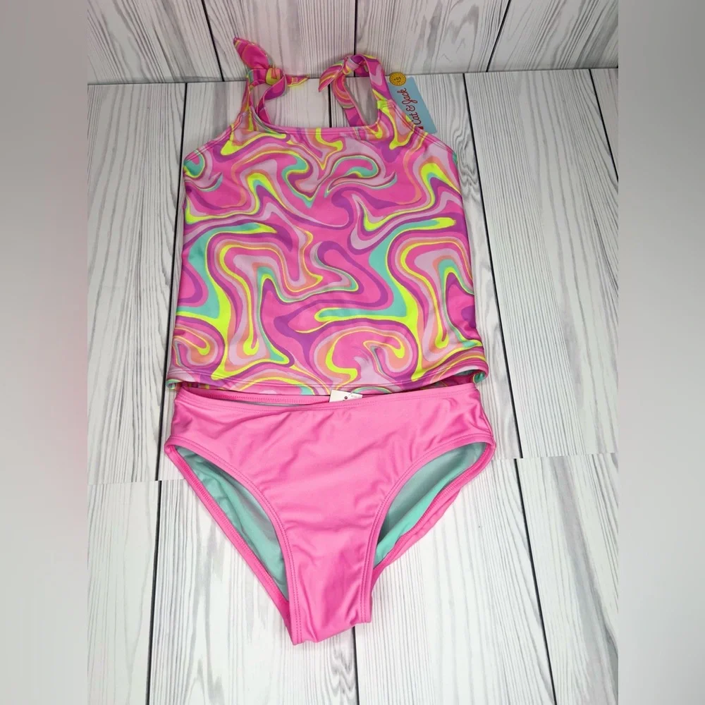 Girls' Jelly-Belly Tankini Set - Cat & Jack